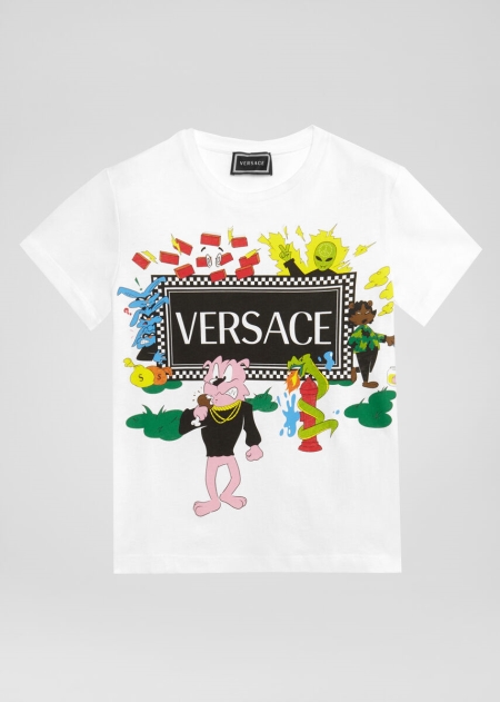 Tricouri Versace Cartoon 90s Vintage Logo Baieti | OBLVYGK-31